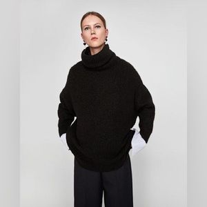 Zara Oversized Black Sweater